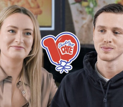 Una primera cita  llena de referencias a ‘Babygirl’: Harris Dickinson llega al show de Chicken Shop Date