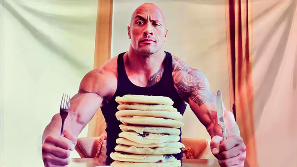The Rocks Rweets How The Rock's famous coconut banana pancakes are made - Tapas