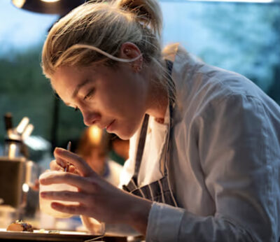 La guía foodie de Florence Pugh de Londres: tiramisús, martinis y birras de gambas