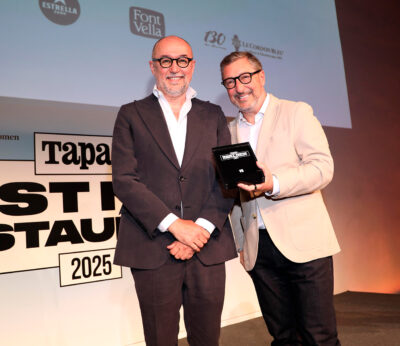 Así ha sido la entrega del premio Tapas Best New Restaurant 2025 a Vii, el bar de los Roca