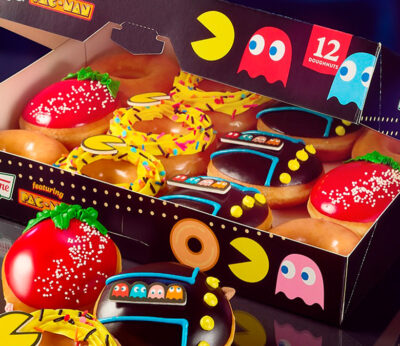 Krispy Kreme unlocks three new Pac-Man donuts