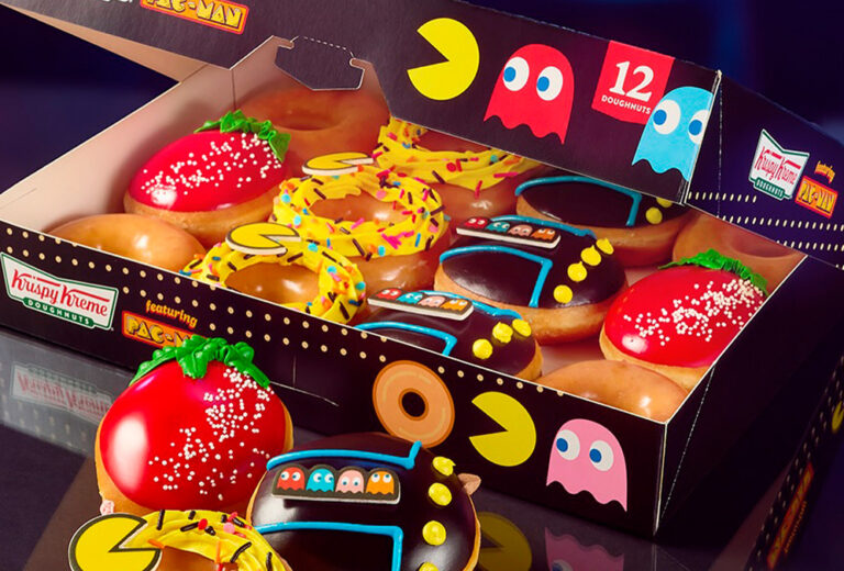 Krispy Kreme desbloquea tres nuevos donuts de Pac-Man