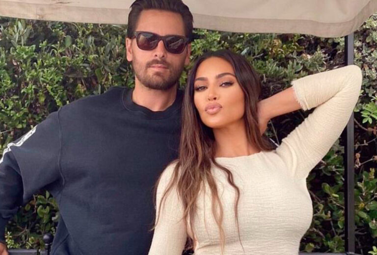 Scott Disick le regala una tarta a la nueva abogada Kim K.