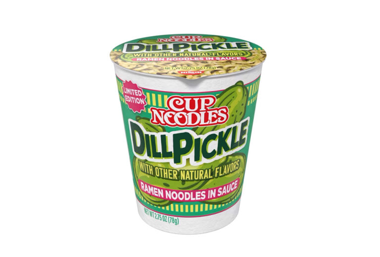 El ramen con sabor a pepinillos ya está aquí