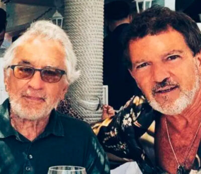 Antonio Banderas come con Robert de Niro en Marbella