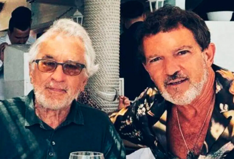 Antonio Banderas come con Robert de Niro en Marbella