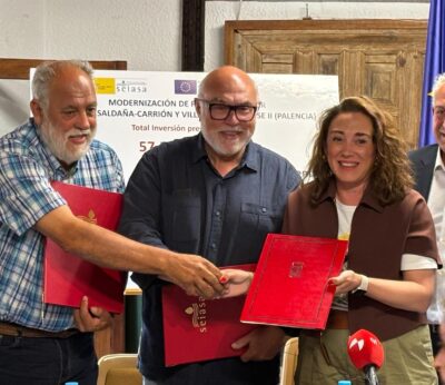 La Junta invierte 20,3 millones para modernizar 2.510 hectáreas de regadío en Palencia