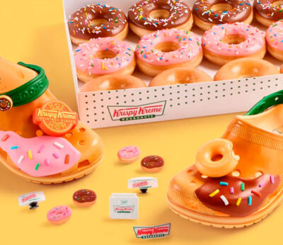 Así son las nuevas Crocs glaseadas de Krispy Kreme