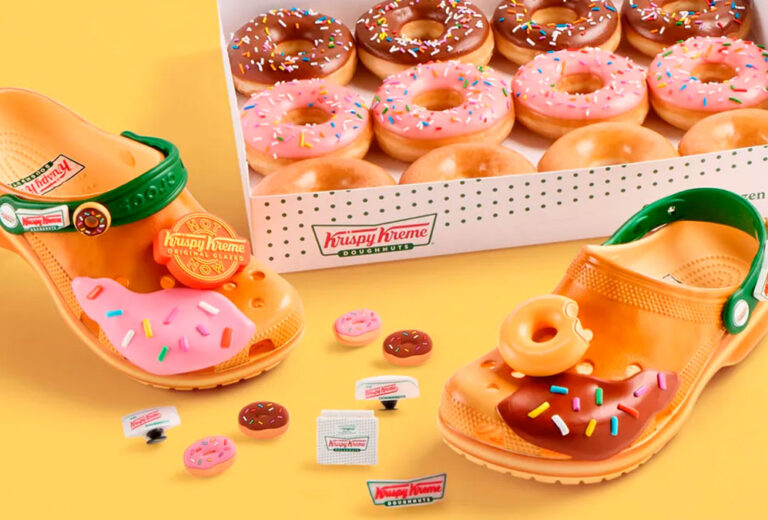 Así son las nuevas Crocs glaseadas de Krispy Kreme