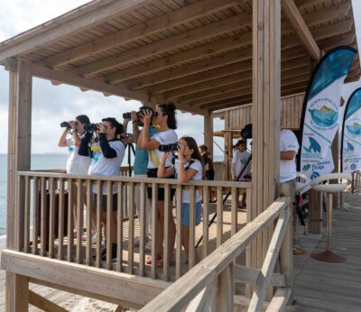 Cádiz.-Unicaja.- Fundación Unicaja respalda el proyecto de investigación de ballenas y cetáceos de Ecolocaliza