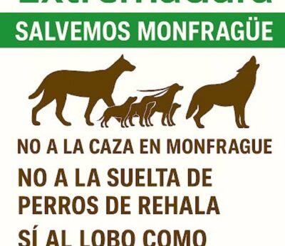 Ecologistas Extremadura presenta recurso contra el PRUG de Monfragüe por permitir la caza y la suelta de perros
