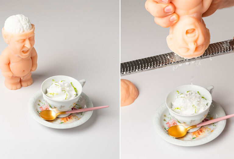 Jordi Roca  se ‘ralla el coco’ en su último postre