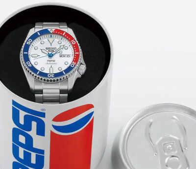 Pepsi y Seiko se fusionan en un reloj exclusivo