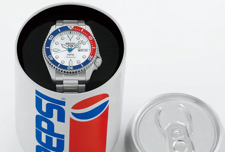 Pepsi y Seiko se fusionan en un reloj exclusivo