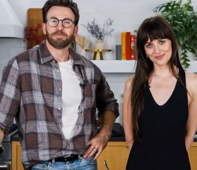 El nuevo triángulo amoroso de moda: Dakota Johnson, Chris Evans y la pizza pepperoni