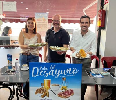 Almería.-Diputación.-Más de 30 locales participan en la I Ruta del Desayuno de Ashal hasta el 28 de septiembre