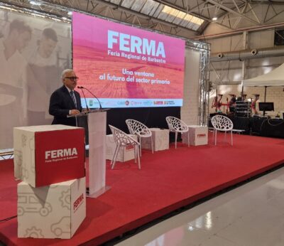 Rincón inaugura FERMA Barbastro destacando el orgullo rural y el compromiso con el territorio