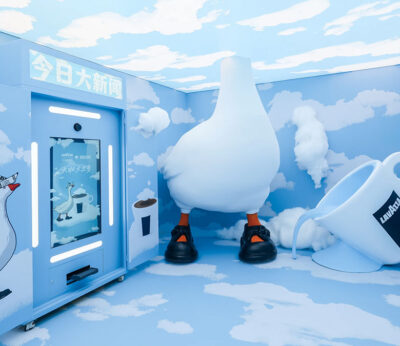 Moschino x Lavazza abren una pop-up surrealista en Shangái