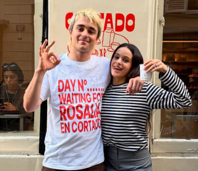 Rosalía hace una parada en Cortado París durante PFW