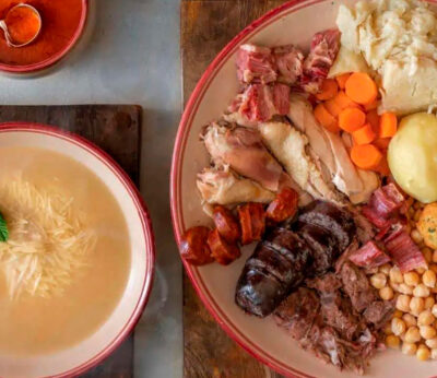 El chef Adolfo Santos presenta el cocido madrileño de Forbes House