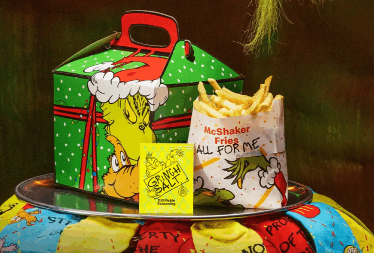 Así es el nuevo menú del Grinch de McDonald’s para esta Navidad