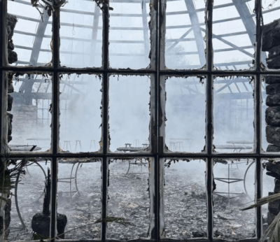 Un incendio destruye el espacio de bodas y eventos Mas Marroch de los hermanos Roca en Gerona