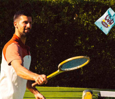Djokovic entra en el juego de los snacks