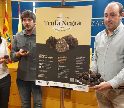 Zaragoza.- Las V Jornadas de la Trufa Negra vuelven en diciembre en un año de gran producción pero precios «ridículos»