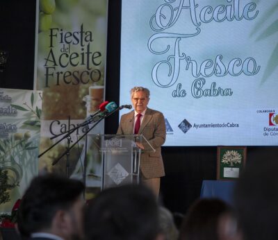 CórdobaÚnica.-Fuentes reivindica en Cabra la «tradición olivarera unida a la innovación como garante de calidad de AOVE»