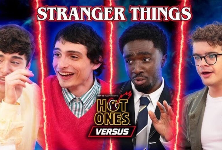 Código rojo: el reparto de Stranger Things pierde la batalla contra las alitas infernales de ‘Hot Ones’