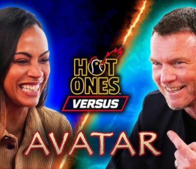 Los protagonistas de ‘Avatar’ ponen a prueba su puntería y resistencia al picante en ‘Hot Ones’