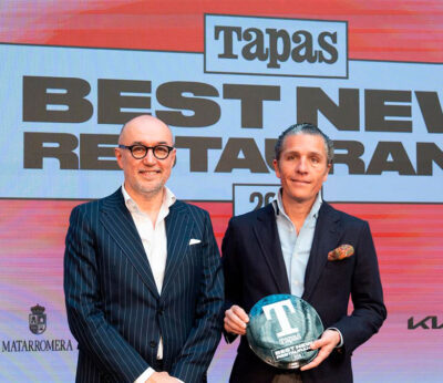Tapas entrega el premio Best New Restaurant 2026 a Caja de Cerillas de Enrique Valentí: «Trabajaremos duro para hacer que merezca la pena»