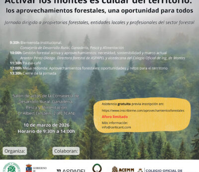 El Gobierno organiza una jornada para abordar los aprovechamientos forestales